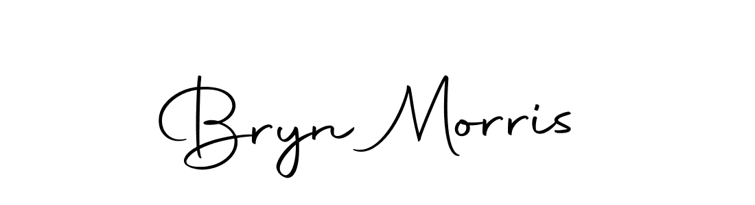 How to make Bryn Morris name signature. Use Autography-DOLnW style for creating short signs online. This is the latest handwritten sign. Bryn Morris signature style 10 images and pictures png