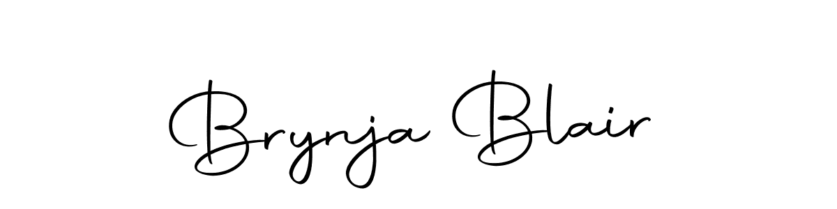 Design your own signature with our free online signature maker. With this signature software, you can create a handwritten (Autography-DOLnW) signature for name Brynja Blair. Brynja Blair signature style 10 images and pictures png