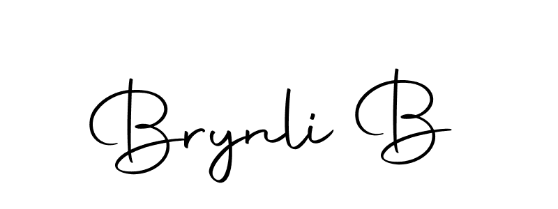 Once you've used our free online signature maker to create your best signature Autography-DOLnW style, it's time to enjoy all of the benefits that Brynli B name signing documents. Brynli B signature style 10 images and pictures png