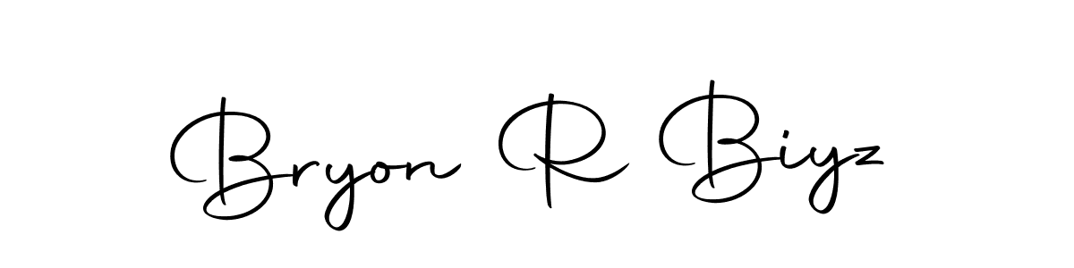 Make a beautiful signature design for name Bryon R Biyz. With this signature (Autography-DOLnW) style, you can create a handwritten signature for free. Bryon R Biyz signature style 10 images and pictures png