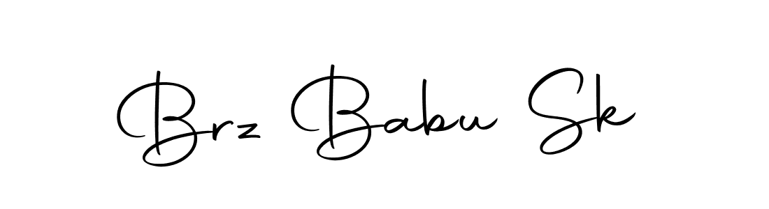 How to make Brz Babu Sk signature? Autography-DOLnW is a professional autograph style. Create handwritten signature for Brz Babu Sk name. Brz Babu Sk signature style 10 images and pictures png