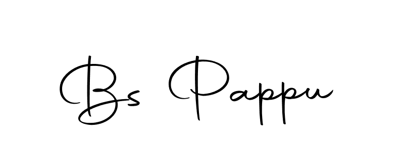 How to make Bs Pappu name signature. Use Autography-DOLnW style for creating short signs online. This is the latest handwritten sign. Bs Pappu signature style 10 images and pictures png
