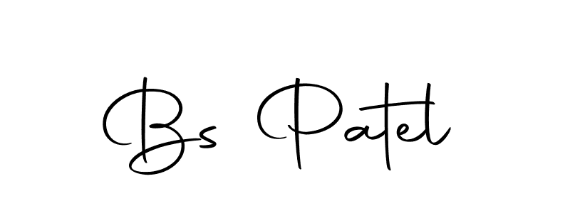 Bs Patel stylish signature style. Best Handwritten Sign (Autography-DOLnW) for my name. Handwritten Signature Collection Ideas for my name Bs Patel. Bs Patel signature style 10 images and pictures png