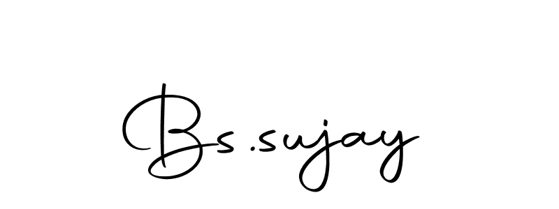if you are searching for the best signature style for your name Bs.sujay. so please give up your signature search. here we have designed multiple signature styles  using Autography-DOLnW. Bs.sujay signature style 10 images and pictures png