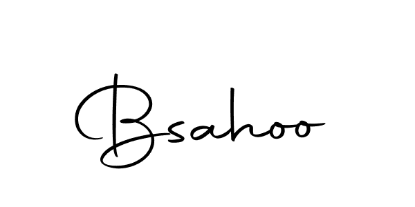 Use a signature maker to create a handwritten signature online. With this signature software, you can design (Autography-DOLnW) your own signature for name Bsahoo. Bsahoo signature style 10 images and pictures png