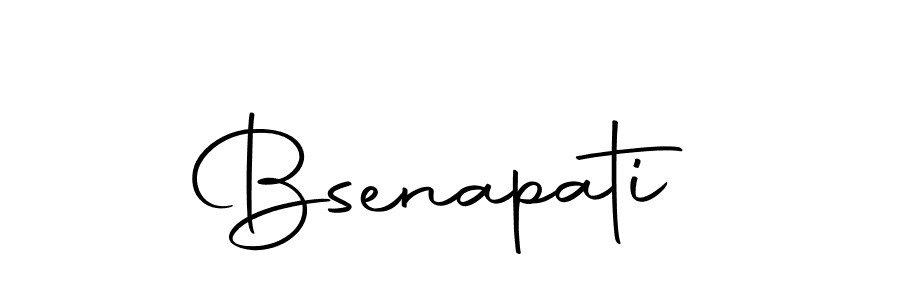 Design your own signature with our free online signature maker. With this signature software, you can create a handwritten (Autography-DOLnW) signature for name Bsenapati. Bsenapati signature style 10 images and pictures png