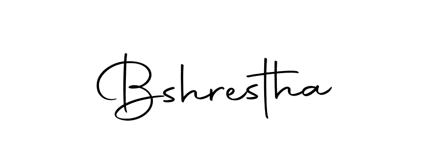 Use a signature maker to create a handwritten signature online. With this signature software, you can design (Autography-DOLnW) your own signature for name Bshrestha. Bshrestha signature style 10 images and pictures png