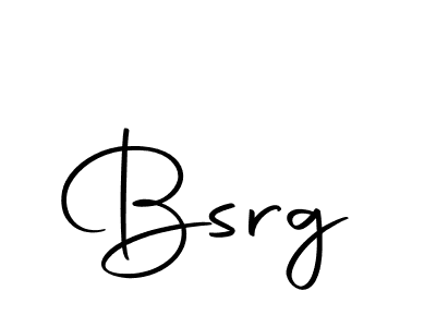 You should practise on your own different ways (Autography-DOLnW) to write your name (Bsrg) in signature. don't let someone else do it for you. Bsrg signature style 10 images and pictures png