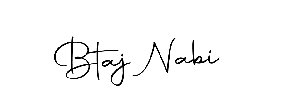 Btaj Nabi stylish signature style. Best Handwritten Sign (Autography-DOLnW) for my name. Handwritten Signature Collection Ideas for my name Btaj Nabi. Btaj Nabi signature style 10 images and pictures png