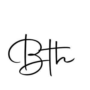 The best way (Autography-DOLnW) to make a short signature is to pick only two or three words in your name. The name Bth include a total of six letters. For converting this name. Bth signature style 10 images and pictures png