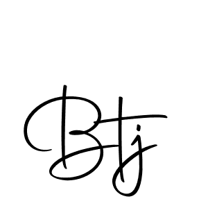 You should practise on your own different ways (Autography-DOLnW) to write your name (Btj) in signature. don't let someone else do it for you. Btj signature style 10 images and pictures png