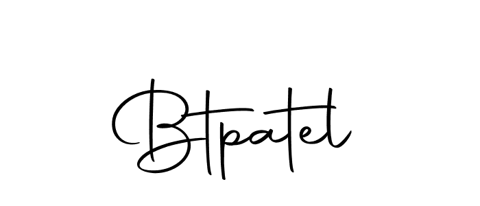 Make a beautiful signature design for name Btpatel. With this signature (Autography-DOLnW) style, you can create a handwritten signature for free. Btpatel signature style 10 images and pictures png