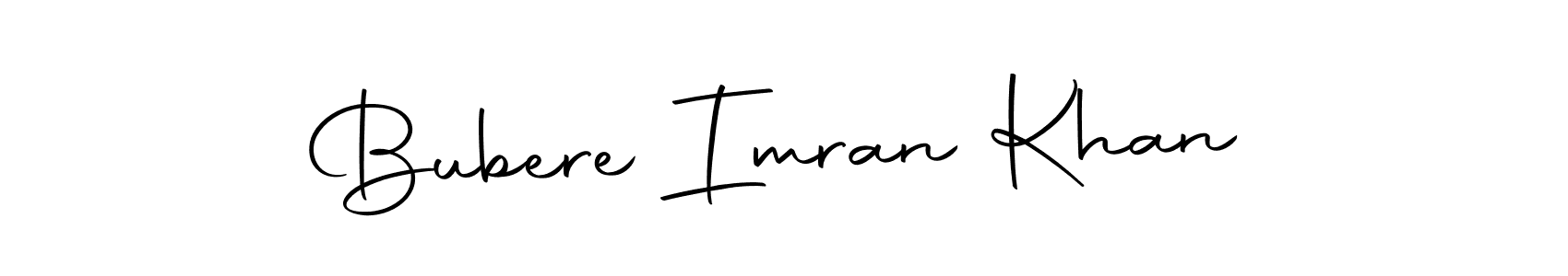 Make a beautiful signature design for name Bubere Imran Khan. With this signature (Autography-DOLnW) style, you can create a handwritten signature for free. Bubere Imran Khan signature style 10 images and pictures png