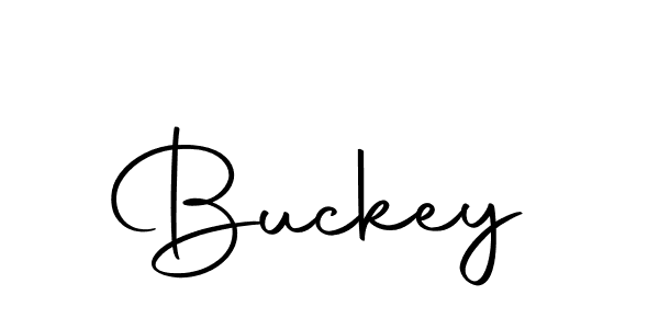 Design your own signature with our free online signature maker. With this signature software, you can create a handwritten (Autography-DOLnW) signature for name Buckey. Buckey signature style 10 images and pictures png