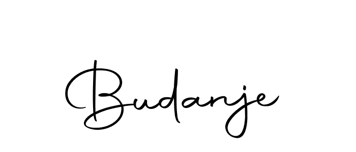 How to make Budanje signature? Autography-DOLnW is a professional autograph style. Create handwritten signature for Budanje name. Budanje signature style 10 images and pictures png