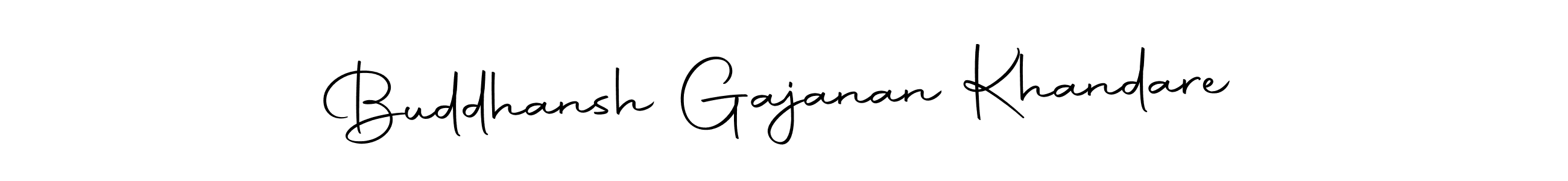 Also we have Buddhansh Gajanan Khandare name is the best signature style. Create professional handwritten signature collection using Autography-DOLnW autograph style. Buddhansh Gajanan Khandare signature style 10 images and pictures png