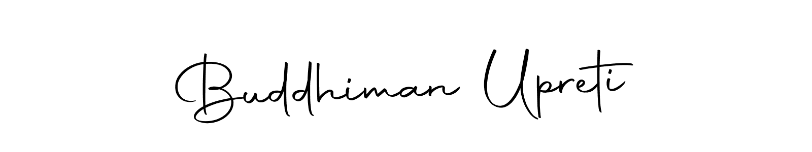 Make a short Buddhiman Upreti signature style. Manage your documents anywhere anytime using Autography-DOLnW. Create and add eSignatures, submit forms, share and send files easily. Buddhiman Upreti signature style 10 images and pictures png