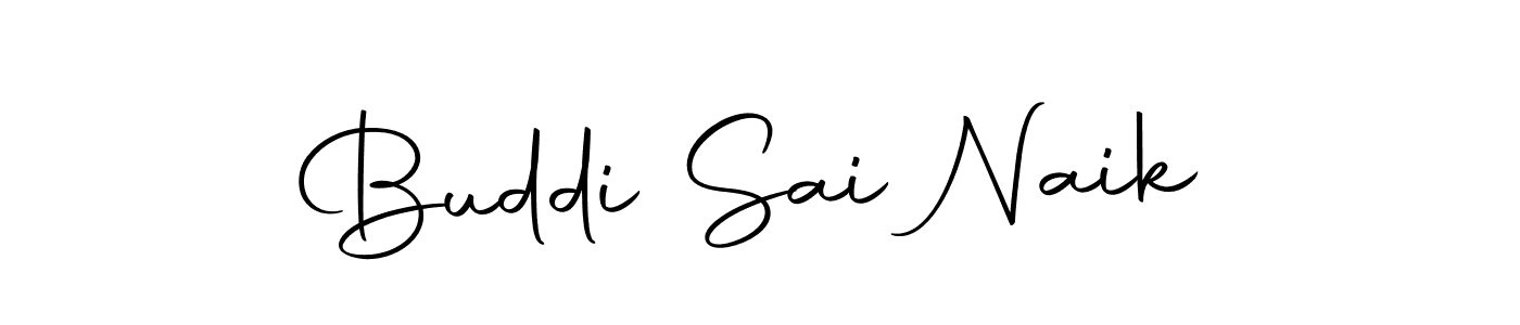 Create a beautiful signature design for name Buddi Sai Naik. With this signature (Autography-DOLnW) fonts, you can make a handwritten signature for free. Buddi Sai Naik signature style 10 images and pictures png