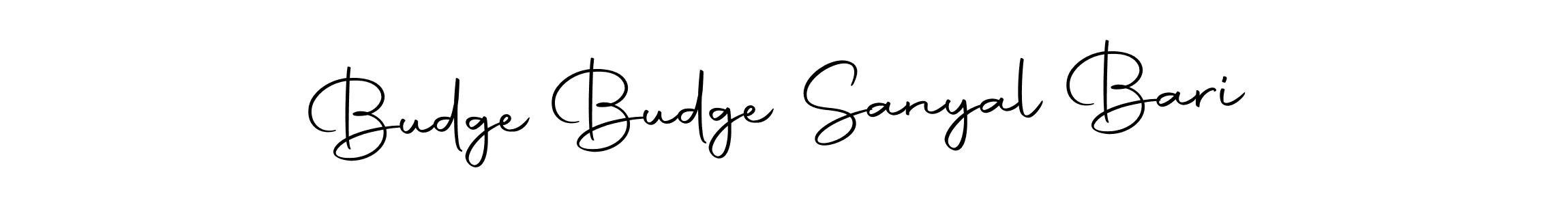 You can use this online signature creator to create a handwritten signature for the name Budge Budge Sanyal Bari. This is the best online autograph maker. Budge Budge Sanyal Bari signature style 10 images and pictures png