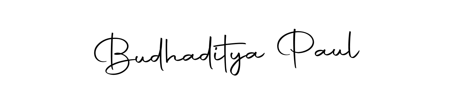 You should practise on your own different ways (Autography-DOLnW) to write your name (Budhaditya Paul) in signature. don't let someone else do it for you. Budhaditya Paul signature style 10 images and pictures png