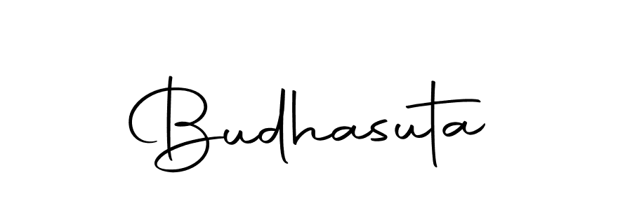 How to make Budhasuta name signature. Use Autography-DOLnW style for creating short signs online. This is the latest handwritten sign. Budhasuta signature style 10 images and pictures png