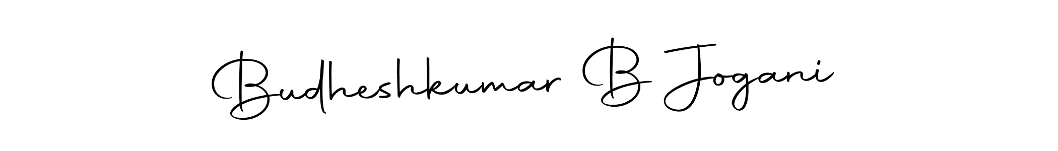 Make a beautiful signature design for name Budheshkumar B Jogani. With this signature (Autography-DOLnW) style, you can create a handwritten signature for free. Budheshkumar B Jogani signature style 10 images and pictures png
