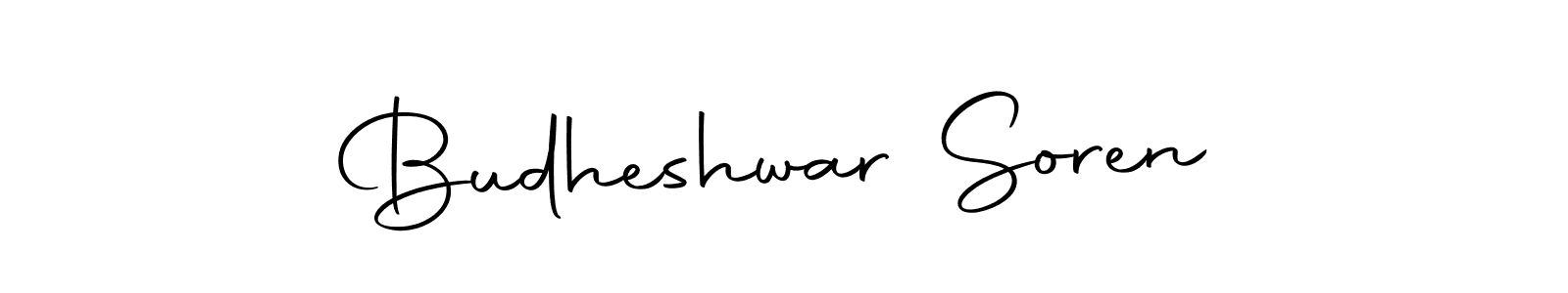 Budheshwar Soren stylish signature style. Best Handwritten Sign (Autography-DOLnW) for my name. Handwritten Signature Collection Ideas for my name Budheshwar Soren. Budheshwar Soren signature style 10 images and pictures png