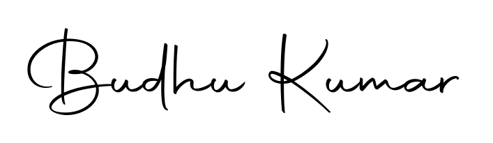 Discover the perfect balance of readability and style for Budhu Kumar with Autography-DOLnW font. Create your dream signature today. Budhu Kumar signature style 10 images and pictures png