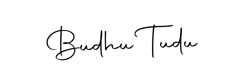 Create a beautiful signature design for name Budhu Tudu. With this signature (Autography-DOLnW) fonts, you can make a handwritten signature for free. Budhu Tudu signature style 10 images and pictures png
