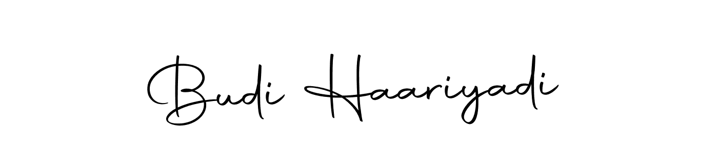 Also we have Budi Haariyadi name is the best signature style. Create professional handwritten signature collection using Autography-DOLnW autograph style. Budi Haariyadi signature style 10 images and pictures png