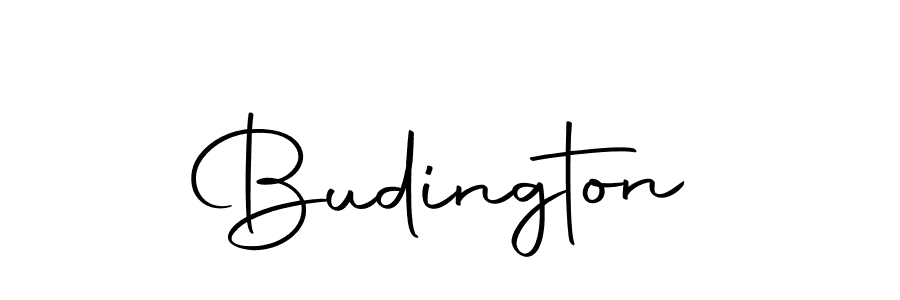 Make a beautiful signature design for name Budington. With this signature (Autography-DOLnW) style, you can create a handwritten signature for free. Budington signature style 10 images and pictures png