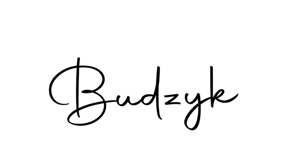 Use a signature maker to create a handwritten signature online. With this signature software, you can design (Autography-DOLnW) your own signature for name Budzyk. Budzyk signature style 10 images and pictures png