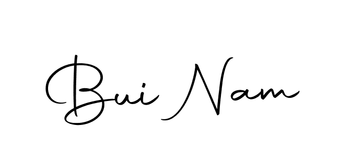 Create a beautiful signature design for name Bui Nam. With this signature (Autography-DOLnW) fonts, you can make a handwritten signature for free. Bui Nam signature style 10 images and pictures png