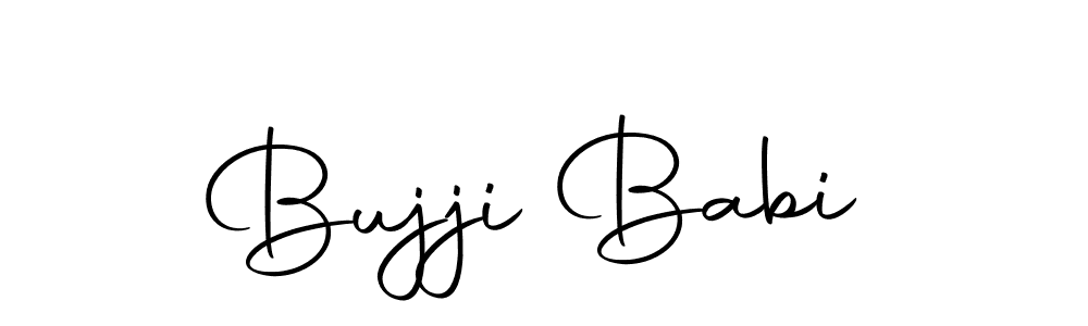 Make a beautiful signature design for name Bujji Babi. Use this online signature maker to create a handwritten signature for free. Bujji Babi signature style 10 images and pictures png