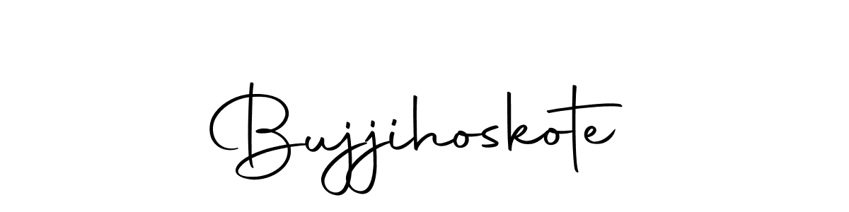 if you are searching for the best signature style for your name Bujjihoskote. so please give up your signature search. here we have designed multiple signature styles  using Autography-DOLnW. Bujjihoskote signature style 10 images and pictures png