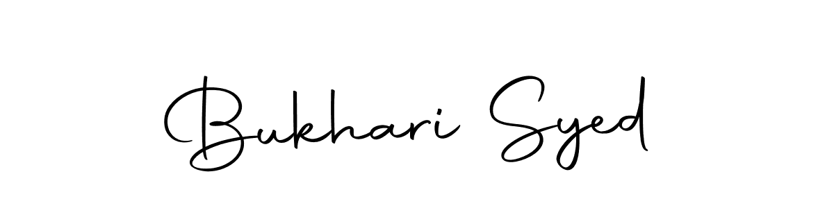 Design your own signature with our free online signature maker. With this signature software, you can create a handwritten (Autography-DOLnW) signature for name Bukhari Syed. Bukhari Syed signature style 10 images and pictures png