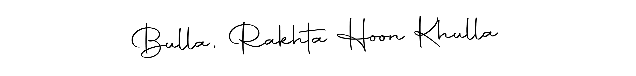 Check out images of Autograph of Bulla, Rakhta Hoon Khulla name. Actor Bulla, Rakhta Hoon Khulla Signature Style. Autography-DOLnW is a professional sign style online. Bulla, Rakhta Hoon Khulla signature style 10 images and pictures png