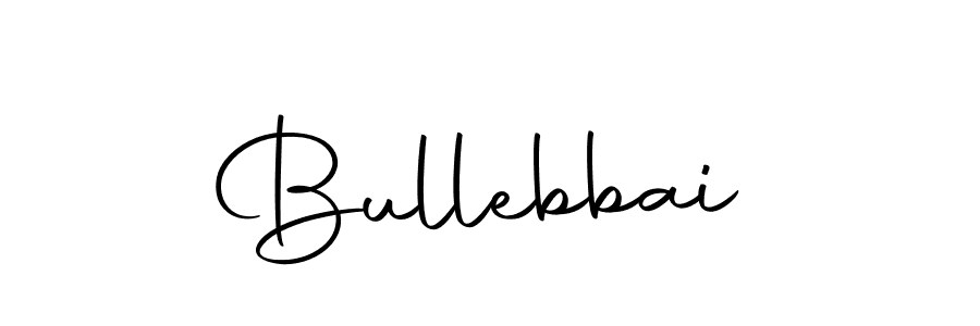 How to make Bullebbai signature? Autography-DOLnW is a professional autograph style. Create handwritten signature for Bullebbai name. Bullebbai signature style 10 images and pictures png