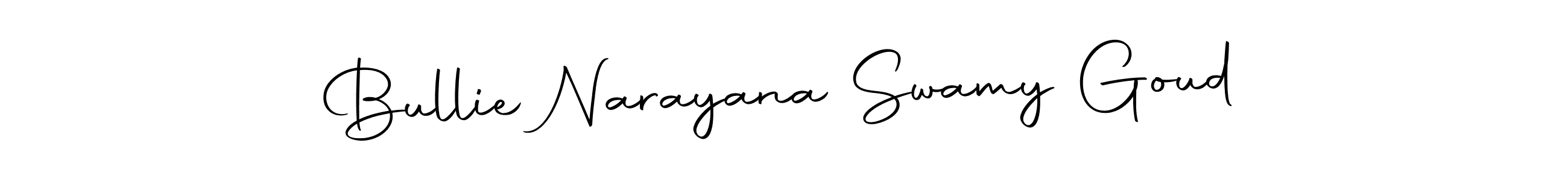 Use a signature maker to create a handwritten signature online. With this signature software, you can design (Autography-DOLnW) your own signature for name Bullie Narayana Swamy Goud. Bullie Narayana Swamy Goud signature style 10 images and pictures png