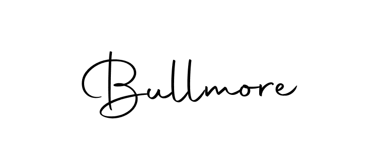 Use a signature maker to create a handwritten signature online. With this signature software, you can design (Autography-DOLnW) your own signature for name Bullmore. Bullmore signature style 10 images and pictures png