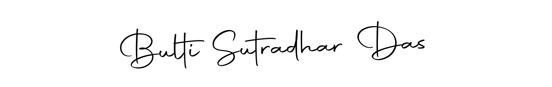 How to make Bulti Sutradhar Das signature? Autography-DOLnW is a professional autograph style. Create handwritten signature for Bulti Sutradhar Das name. Bulti Sutradhar Das signature style 10 images and pictures png