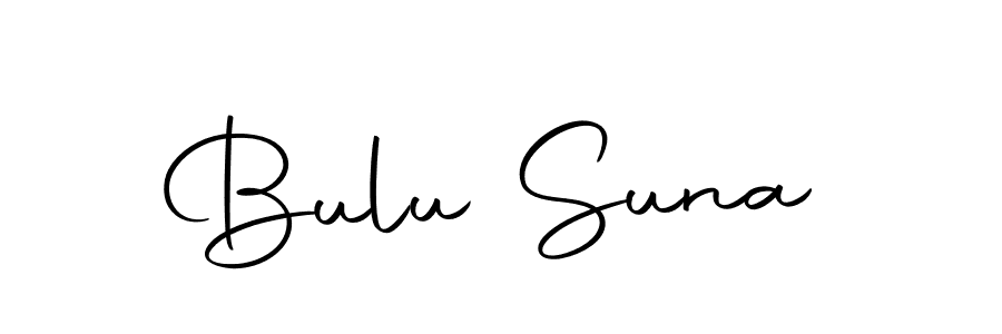 How to make Bulu Suna signature? Autography-DOLnW is a professional autograph style. Create handwritten signature for Bulu Suna name. Bulu Suna signature style 10 images and pictures png