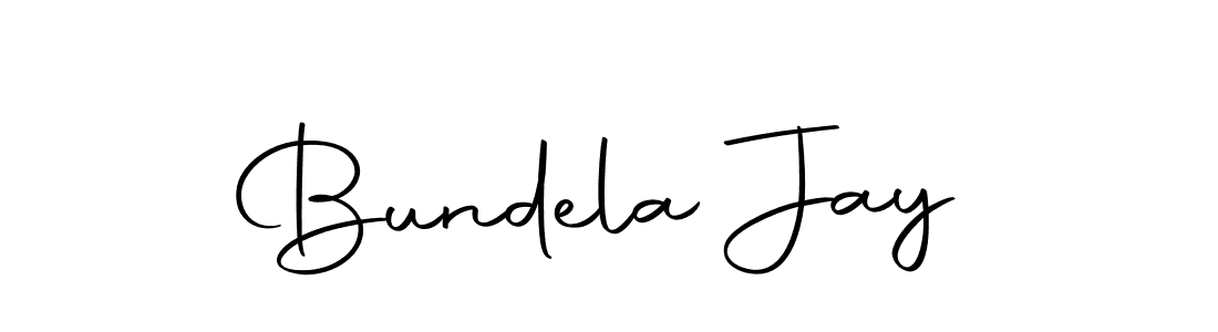Make a beautiful signature design for name Bundela Jay. With this signature (Autography-DOLnW) style, you can create a handwritten signature for free. Bundela Jay signature style 10 images and pictures png