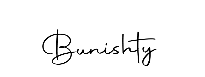 Here are the top 10 professional signature styles for the name Bunishty. These are the best autograph styles you can use for your name. Bunishty signature style 10 images and pictures png