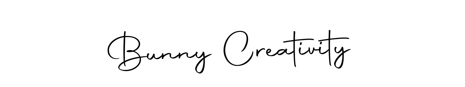Create a beautiful signature design for name Bunny Creativity. With this signature (Autography-DOLnW) fonts, you can make a handwritten signature for free. Bunny Creativity signature style 10 images and pictures png