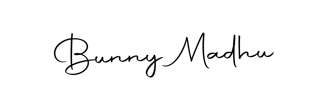 How to make Bunny Madhu signature? Autography-DOLnW is a professional autograph style. Create handwritten signature for Bunny Madhu name. Bunny Madhu signature style 10 images and pictures png