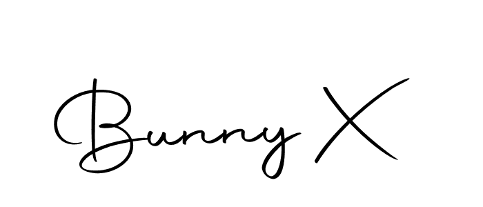 Make a beautiful signature design for name Bunny X. With this signature (Autography-DOLnW) style, you can create a handwritten signature for free. Bunny X signature style 10 images and pictures png