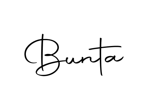 You should practise on your own different ways (Autography-DOLnW) to write your name (Bunta) in signature. don't let someone else do it for you. Bunta signature style 10 images and pictures png