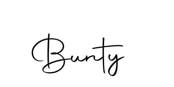 How to make Bunty  name signature. Use Autography-DOLnW style for creating short signs online. This is the latest handwritten sign. Bunty  signature style 10 images and pictures png