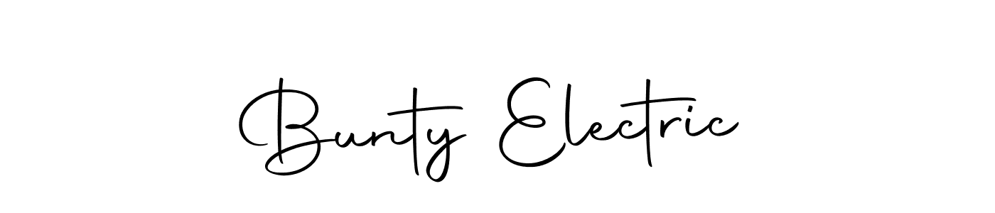 Make a short Bunty Electric signature style. Manage your documents anywhere anytime using Autography-DOLnW. Create and add eSignatures, submit forms, share and send files easily. Bunty Electric signature style 10 images and pictures png